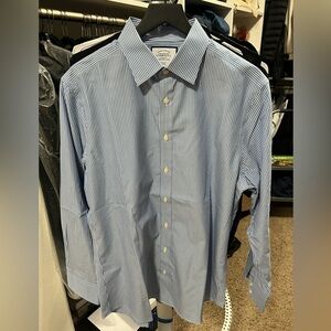 Charles Tyrwhitt Blue Pinstripe Dress Shirt